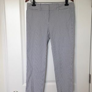 Ann Taylor Seersucker Crop Pants Size 10